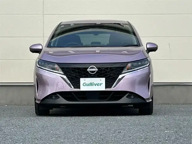 日産 ノート X 茨城県 2021(令3)年 4.2万km ピンク 純正ナビ/フルセグTV/Bluetooth接続/全方位カメラ/デジタルインナーミラー/クリアランスソナー/ビルトインETC/前方ドライブレコーダー/LEDヘッドライト/プロパイロット/純正アルミホイール/純正フロアマット/アラウンドモニター/SOSコール