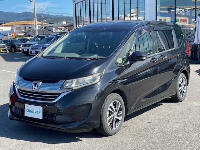 ホンダ フリード ハイブリット EX 長崎県 2016(平28)年 5.5万km クリスタルブラックパール 純正メモリーナビ/CD/DVD/BT/HDMI/USB/フルセグTV/バックカメラ/両側パワースライドドア/ホンダセンシング/レーダークルーズコントロール/レーンキープアシスト/ハーフレザーシート/D/N席シートヒーター/ドライブレコーダー前後/ステアリングスイッチ/LEDヘッドライト/ビルトインETC