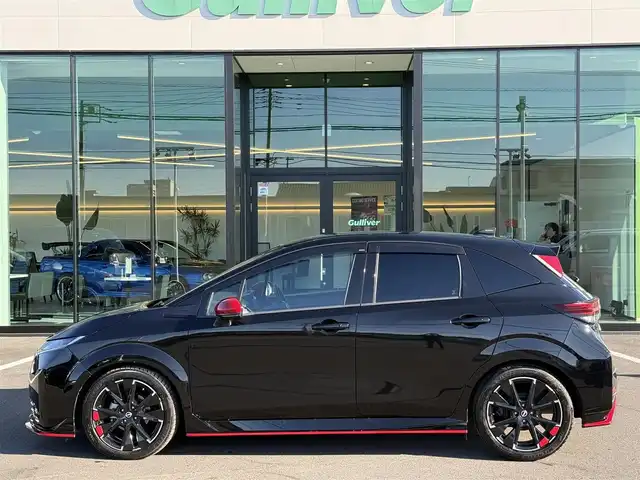 日産 オーラ ニスモ 栃木県 2022(令4)年 3.4万km スーパーブラック ワンオーナー /nismoエアロ/純正ナビ/Bluetooth/フルセグTV/HDMI入力/置くだけ充電/アラウンドビュー/プロパイロット/デジタルルームミラー/ETC2.0/ハーフレザーシート/シートヒーター/ステアリングヒーター/レーダーブレーキ/レーンアラート/クリアランスソナー /BSM/LEDヘッドライト/スマートキー×2