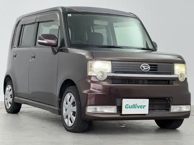 ダイハツ ムーヴ コンテ カスタム X 愛知県 2009(平21)年 7.5万km プラムブラウンクリスタルマイカ 社外ナビ（ワンセグ/ETC/HIDヘッドライト/純正アルミホイール/純正フロアマット/スマートキー