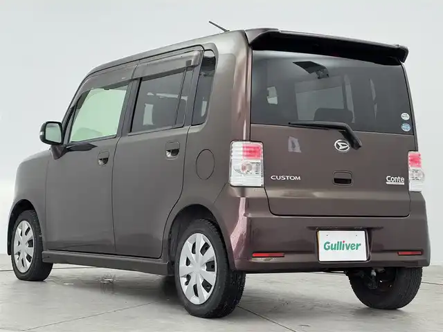 ダイハツ ムーヴ コンテ カスタム X 愛知県 2009(平21)年 7.5万km プラムブラウンクリスタルマイカ 社外ナビ（ワンセグ/ETC/HIDヘッドライト/純正アルミホイール/純正フロアマット/スマートキー