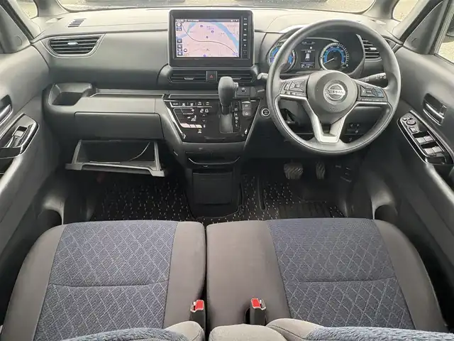 日産 ルークス HWS X プロパイロットED 徳島県 2022(令4)年 2.4万km フローズンバニラパール 純正8インチナビ/（AM/FM/BT/HDMI/TV/ドライブレコーダー）/ETC/前後ドラレコ/フルセグTV/バックカメラ/全周囲カメラ/プッシュスタート/スマートキー/両側パワースライドドア/プロパイロット/純正フロアマット/USB入力端子/LEDヘッドライト/オートライト/衝突被害軽減システム