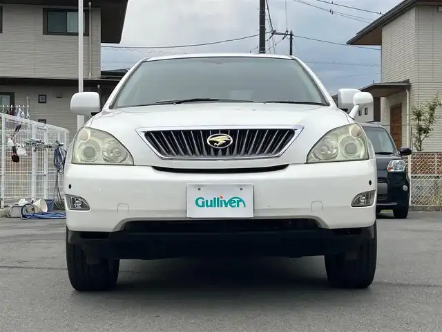 トヨタ ハリアー 240G プレミアム Lパッケージ 静岡県 2007(平19)年 10.9万km ホワイトパールクリスタルシャイン パワーステアリング/パワーウィンドウ/リモコンキー/スペアキー１本/オートエアコン/ETC/純正ナビ（CD.DVD.MD）/純正フロアマット/純正アルミホイール/D席N席パワーシート/ABS/AFS/コーナーセンサー前後/盗難防止装置/オートライト/Wエアバック
