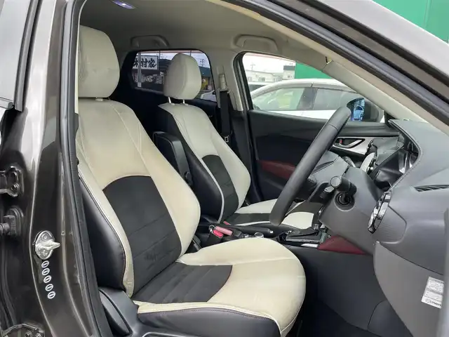 マツダ ＣＸ－３ XD ツーリング Lパッケージ 山口県 2015(平27)年 4.1万km チタニウムフラッシュマイカ ワンオーナー/純正SDナビ/AM/FM/CD/DVD/BT/USB/フルセグTV/バックカメラ/ハーフレザーシート/シートヒーター/純正アルミ/エアバッグダブル＋サイド/Boseサウンドシステム/i-ELOOP搭載/コーナーセンサー/パドルシフト/アイドリングストップ/レーンキープアシスト/TCS/クルーズコントロール/横滑り防止機能装置/プリクラッシュ/ステアリングスイッチ/スタッドレスタイヤ積み込み/４WD/保証書/取扱説明書
