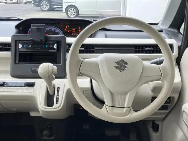 スズキ ワゴンＲ HYBRID FX 山口県 2019(令1)年 6.8万km ブルーイッシュブラックパール3 デュアルセンサー/　ブレーキサポート/純正フロアマット/純正ドアバイザー/社外オーディオ/(MVH-7500SC)/運転席シートヒーター/オートライト/スマートキー/エンジンプッシュスタート/ドライブレコーダー/ETC
