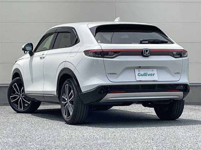 ホンダ ヴェゼル ハイブリッド e:HEV Z 茨城県 2021(令3)年 3.9万km プラチナホワイトパール ワンオーナー/純正9型ナビ/フルセグTV/USB入力端子/バックカメラ/ブラインドスポット/コーナーセンサー前後/ドラレコ前後/アイドリングストップ/ヒーテッドドアミラー/カーテンエアバック/オートマチックハイビーム/純正LEDヘッドライト/シートヒーター/ETC