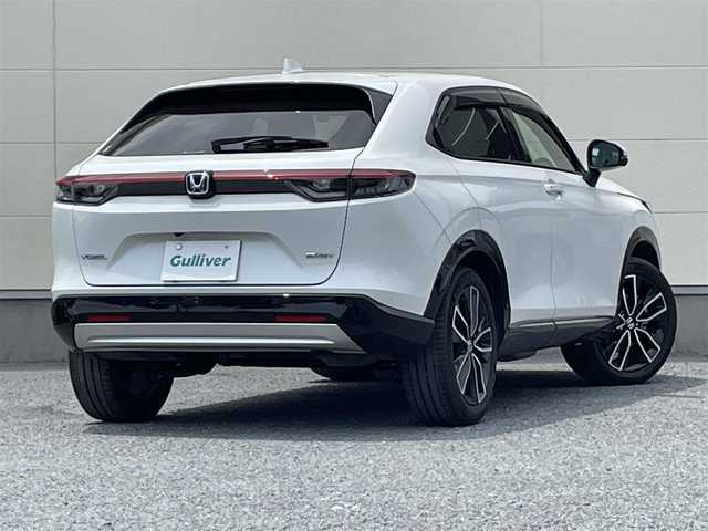 ホンダ ヴェゼル ハイブリッド e:HEV Z 茨城県 2021(令3)年 3.9万km プラチナホワイトパール ワンオーナー/純正9型ナビ/フルセグTV/USB入力端子/バックカメラ/ブラインドスポット/コーナーセンサー前後/ドラレコ前後/アイドリングストップ/ヒーテッドドアミラー/カーテンエアバック/オートマチックハイビーム/純正LEDヘッドライト/シートヒーター/ETC