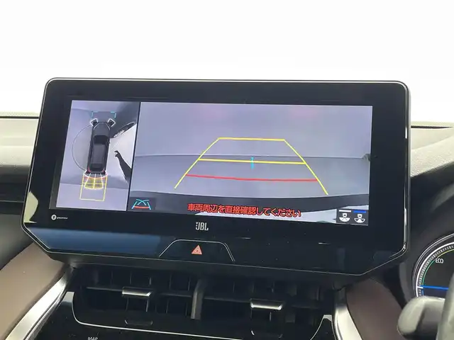 トヨタ ハリアー ハイブリッド Z レザーパッケージ 福井県 2021(令3)年 4.2万km プレシャスブラックパール 12.3インチ純正コネクティッドナビ/フルセグTV/Bluetooth/Miracast/AUX/AM/FM/JBLサウンドシステム/全方位モニター/Toyota Safety Sense/・プリクラッシュセーフティ/・レーンディパーチャーアラート/・オートハイビーム/・レーダークルーズコントロール/・ブラインドスポットモニター/ヘッドアップディスプレイ/パワーバックドア/前席パワーシート/エアシート/シートヒーター/ステアリングヒーター/革巻きステアリング/ステアリングリモコン/ステアリングチルド機構/ビルトインETC2.0/LEDヘッドライト/フォグライト/ウインカー・電動格納式ミラー/クリアランスソナー/純正19インチアルミホイル