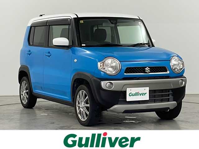 スズキ ハスラー G ターボ 道央・札幌 2014(平26)年 9.5万km サマーブルーM ・4WD/・スズキセーフティサポート/・社外SDナビ/・AM/FM/CD/ワンセグ/・衝突被害軽減ブレーキ/・横滑り防止装置/・ヒルディセントコントロール/・グリップコントロール/・アイドリングストップ/・D席シートヒーター/・プッシュスタート/・スマートキー/・ハロゲンヘッドライト/・ヘッドライトレベライザー/・電動格納ミラー/・ヒーテッドドアミラー/・純正フロアマット/・ドアバイザー/・ビルトインETC