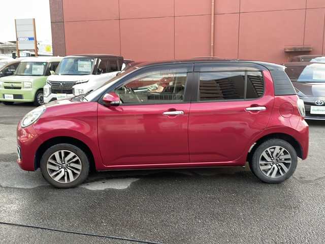 トヨタ パッソ モーダ　Gパッケージ 宮崎県 2016(平28)年 6.6万km ブラックマイカ/マゼンダベリーメタリック SDナビ Bluetooth バックカメラ フルセグTV ETC プッシュスタート 衝突軽減システム コーナーセンサー（後ろ） LEDライト オートライト パワーステアリング パワーウィンドウ