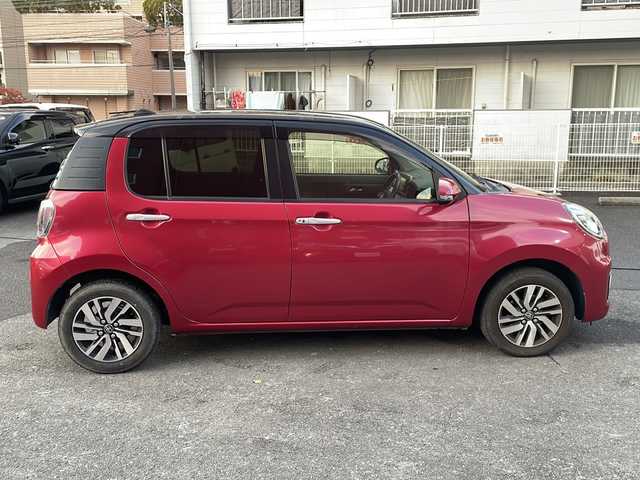 トヨタ パッソ モーダ　Gパッケージ 宮崎県 2016(平28)年 6.6万km ブラックマイカ/マゼンダベリーメタリック SDナビ Bluetooth バックカメラ フルセグTV ETC プッシュスタート 衝突軽減システム コーナーセンサー（後ろ） LEDライト オートライト パワーステアリング パワーウィンドウ