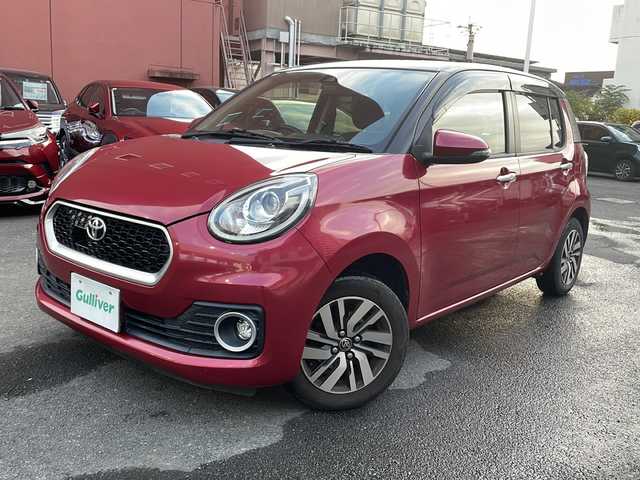 トヨタ パッソ モーダ　Gパッケージ 宮崎県 2016(平28)年 6.6万km ブラックマイカ/マゼンダベリーメタリック SDナビ Bluetooth バックカメラ フルセグTV ETC プッシュスタート 衝突軽減システム コーナーセンサー（後ろ） LEDライト オートライト パワーステアリング パワーウィンドウ