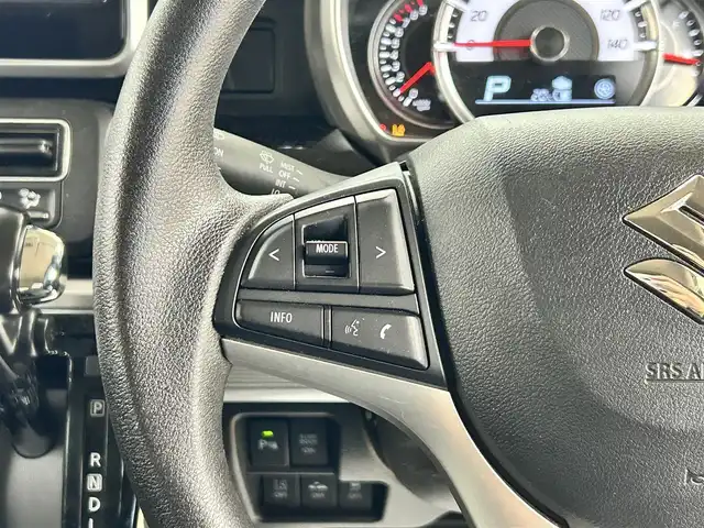 スズキ スペーシア カスタム HYBRID GS 道央・札幌 2018(平30)年 1.5万km ムーンライトバイオレットPM ・ワンオーナー/・4WD/・社外ナビ/フルセグTV/DVD/CD/SD/BT/・バックカメラ/・左側パワースライドドア/・衝突被害軽減ブレーキ/・車線逸脱警報/・パーキングセンサー/・横滑り防止/・アイドリングストップ/・前席シートヒーター/・LEDヘッドライト/・LEDフォグ/・プッシュスタート/・スマートキー/・ドアバイザー/・電格ミラー/・ミラーヒーター/・冬タイヤ純正14インチAW積込