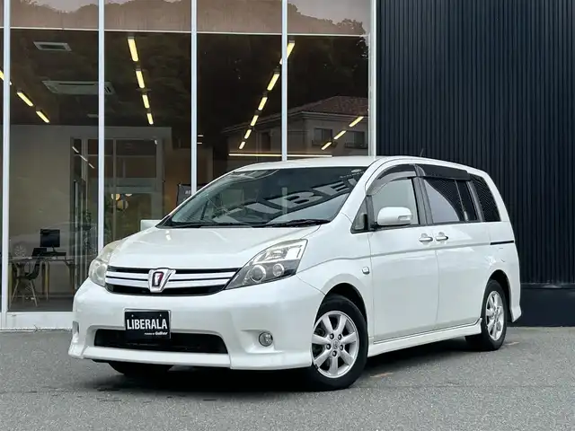 トヨタ アイシス プラタナ Vセレクション 福岡県 2012(平24)年 11.9万km ホワイトパールクリスタルシャイン 社外ナビ/Bluetooth/フルセグTV/バックカメラ/両側パワースライドドア/HIDライト/オートライト/ドアバイザー/ETC