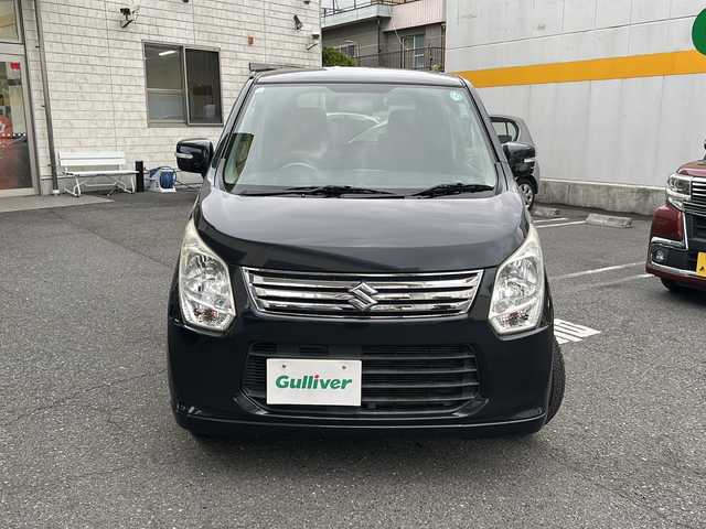 スズキ ワゴンＲ FX－LTD 東京都 2013(平25)年 8.7万km ブルーイッシュブラックパール3 SDナビ/ワンセグテレビ/バックカメラ/アイドリングストップ/プッシュスタート/ベンチシート/リアエアコン/ISOFIX/ディスチャージヘッドランプ