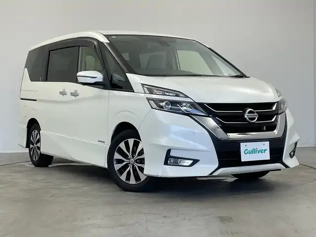 日産 セレナ ハイウェイスターVセレクションⅡ 新潟県 2019(令1)年 7.8万km ブリリアントホワイトパール 純正9インチナビ/フルセグTV/両側パワースライドドア/プロパイロット/アラウンドビューモニター/インテリジェントエマージェンシーブレーキ/オートライト