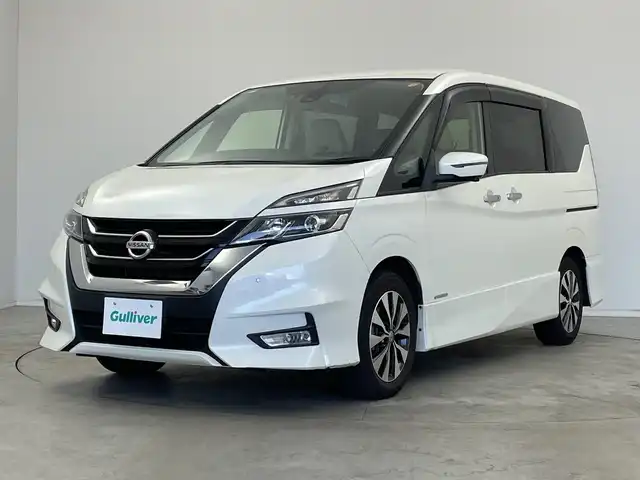 日産 セレナ ハイウェイスターVセレクションⅡ 新潟県 2019(令1)年 7.8万km ブリリアントホワイトパール 純正9インチナビ/フルセグTV/両側パワースライドドア/プロパイロット/アラウンドビューモニター/インテリジェントエマージェンシーブレーキ/オートライト