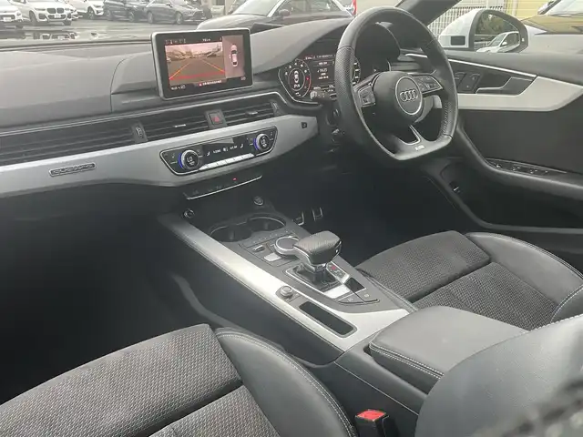 アウディ Ａ５ SB 45TFSIクワトロ スポーツ 静岡県 2019(令1)年 2.9万km グレイシアホワイトメタリック Sline/アウディプレセンス　軽減ブレーキACCサイドレーンアシスト/MMIナビフルセグTVBluetooth/サラウンドカメラ/ハーフレザーシートシートヒーター/パワーシート　運転席メモリー機能/BBS18インチアルミホイール/REGNO GR-XII/バーチャルコクピット/パワーバックドア/3ZONEエアコン/レインセンサー/フィルム施工/ドライブレコーダー/DSRCETC