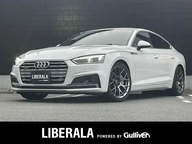 アウディ Ａ５ SB 45TFSIクワトロ スポーツ 静岡県 2019(令1)年 2.9万km グレイシアホワイトメタリック Sline/アウディプレセンス　軽減ブレーキACCサイドレーンアシスト/MMIナビフルセグTVBluetooth/サラウンドカメラ/ハーフレザーシートシートヒーター/パワーシート　運転席メモリー機能/BBS18インチアルミホイール/REGNO GR-XII/バーチャルコクピット/パワーバックドア/3ZONEエアコン/レインセンサー/フィルム施工/ドライブレコーダー/DSRCETC