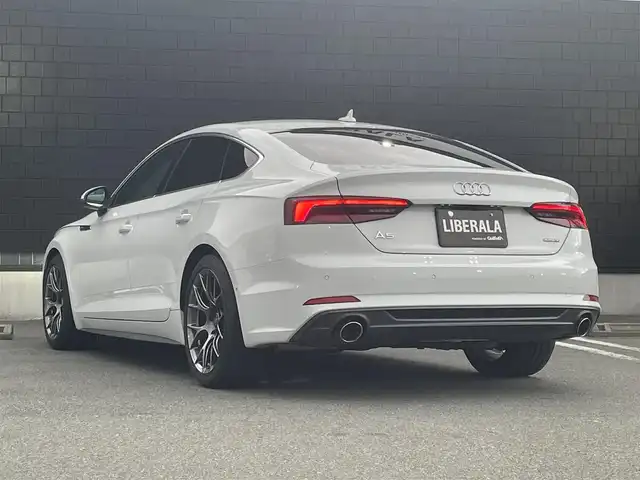 アウディ Ａ５ SB 45TFSIクワトロ スポーツ 静岡県 2019(令1)年 2.9万km グレイシアホワイトメタリック Sline/アウディプレセンス　軽減ブレーキACCサイドレーンアシスト/MMIナビフルセグTVBluetooth/サラウンドカメラ/ハーフレザーシートシートヒーター/パワーシート　運転席メモリー機能/BBS18インチアルミホイール/REGNO GR-XII/バーチャルコクピット/パワーバックドア/3ZONEエアコン/レインセンサー/フィルム施工/ドライブレコーダー/DSRCETC