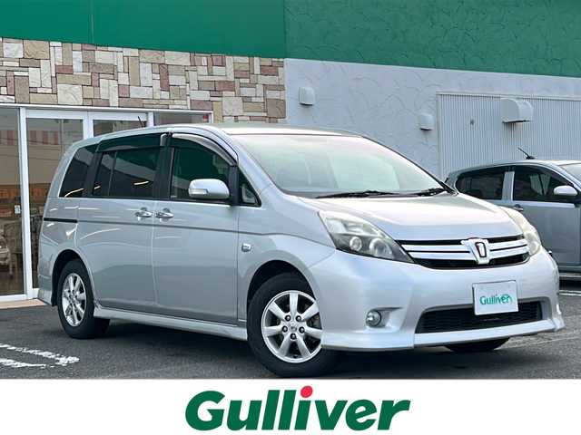 トヨタ アイシス プラタナ Vセレクション 徳島県 2013(平25)年 11.4万km シルバーM 純正SD7型ナビ　NHZD-W62G/バックカメラ/両側電動スライドドア/ドライブレコーダー/ビルトインETC/純正18インチAW/純正フロアマット/ドアバイザー/フォグライト/電動格納ミラー/キセノンヘッドライト/スマートキー/オートライト