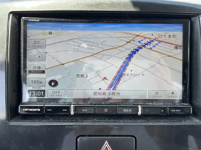 スズキ ワゴンＲ スティングレー X 愛知県 2012(平24)年 10.2万km パールホワイト メモリーナビ/バックカメラ/HIDヘッドライト/フォグランプ/アイドリングストップ/スマートキー/ドライブレコーダー/純正ドアバイザー/社外アルミ/革巻きステアリング