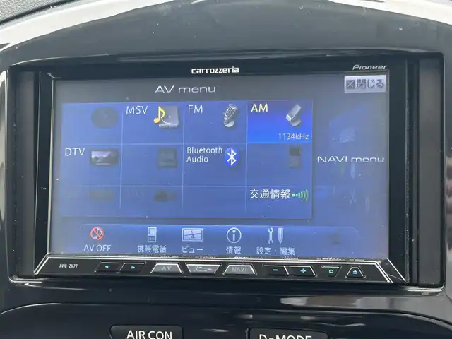 日産 ジューク 15RX タイプV 福島県 2012(平24)年 1.3万km ホワイトパール 社外メモリナビ/　【フルセグ/CD/DVD/BT】/バックカメラ/ハロゲンライト（AUTO機能付き）/フォグランプ/ヘッドライトレベライザー/プッシュスタート/電動格納ミラー/社外フロアマット