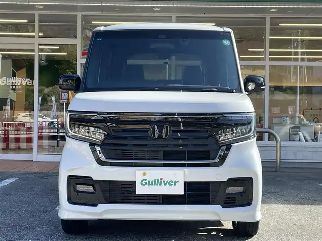 ホンダ Ｎ ＢＯＸ カスタム L ターボ スタイル+ブラック 岐阜県 2022(令4)年 3万km プラチナホワイトパール 純正ナビ(AM/FM/TV/DVD/CD/Bluetooth)/両側パワースライドドア/ハーフレザーシート/シートヒーター/クルーズコントロール/コーナーセンサー/プリクラッシュ/レーンキープアシスト/プッシュスタート/スマートキー/バックカメラ/ドライブレコーダー/オートライト/ETC/純正フロアマット