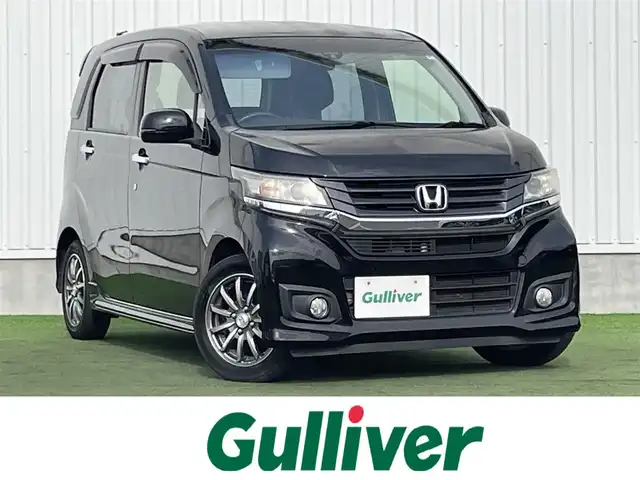 ホンダ Ｎ ＷＧＮ カスタム G Aパッケージ 香川県 2014(平26)年 9.2万km スマートブラック 登録時走行距離:92010km/メーカー純正ディスプレイオーディオ/　BT CD/バックカメラ/クルーズコントロール/シティブレーキアシスト/HIDヘッドライト/オートライト/フォグランプ/横滑り防止装置/ETC/ハーフレザーシート/革巻きステアリング/ステアリングスイッチ/プッシュスタート/スマートキー/スペアキー
