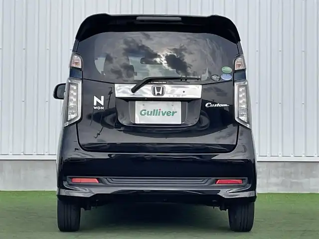 ホンダ Ｎ ＷＧＮ カスタム G Aパッケージ 香川県 2014(平26)年 9.2万km スマートブラック 登録時走行距離:92010km/メーカー純正ディスプレイオーディオ/　BT CD/バックカメラ/クルーズコントロール/シティブレーキアシスト/HIDヘッドライト/オートライト/フォグランプ/横滑り防止装置/ETC/ハーフレザーシート/革巻きステアリング/ステアリングスイッチ/プッシュスタート/スマートキー/スペアキー