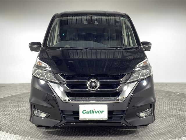 日産 セレナ ハイウェイスター Vセレクション 神奈川県 2018(平30)年 5.4万km ダイヤモンドブラック 社外10型ナビ(AVIC-CE901SE)/・AM/FM/CD/DVD/SD/AUX/USB/BT/・フルセグTV/・アラウンドビューモニター/・社外フリップダウンモニター/エマージェンシーブレーキ/両側パワースライドドア/ハンズフリースライドドア/クルーズコントロール/コーナーセンサー /LEDヘッドライト/オートライト/ステアリングスイッチ/純正16インチアルミホイール/ETC/スマートキー/プッシュスタート/フロアマット