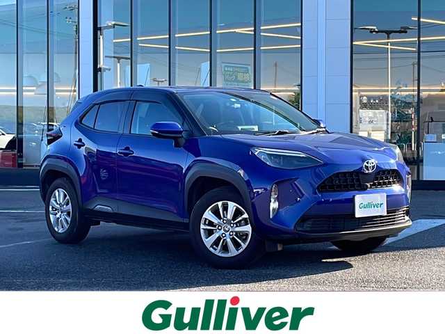 トヨタ ヤリスクロス G 新潟県 2023(令5)年 2.9万km ダークブルーマイカM 純正ディスプレイオーディオ(ナビなし)/アラウンドビューモニター/冬タイヤ積載/トヨタセーフティセンス/・プリクラッシュセーフティ/・レーントレーシングアシスト＋レーンディパーチャーアラート/・レーダークルーズコントロール/・オートマチックハイビーム/・ロードサインアシスト/・ドライバー異常時対応システム/・プロアクティブドライビングアシスト/クリアランスソナー/ステアリングスイッチ/ドアバイザー/取扱説明書/保証書