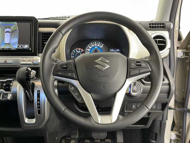 スズキ クロスビー HYBRID MZ 長野県 2019(平31)年 1.1万km キャラバンアイボリーパールメタリック/ホワイト 2トーンルーフ 4WD/純正ナビ(AVIC-RLS901ZS/BT&CD&DVD&SD&USB&フルセグTV)/バックモニター/全方位カメラ/ビルトインETC2.0/クルーズコントロール/純正ドライブレコーダー(ND-DVR1347ZS)/アイドリングストップ/衝突被害軽減ブレーキ/レーンキープアシスト/後方コーナーセンサー/前席シートヒーター/ダウンヒルアシストコントロール/電動格納ミラー/フォグランプ/オートライト/純正16インチアルミホイール装着/ドアバイザー/パドルシフト/ステアリングスイッチ/シートリフター/スマートキー/スペアキー1本/プッシュスタート