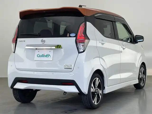 日産 デイズ ハイウェイスターG ターボ 愛知県 2019(令1)年 1.8万km プレミアムサンシャインオレンジメタリック/シルキーホワイト 純正９型ナビ　フルセグＴＶ　Ｂｌｕｅｔｏｏｔｈ　全方位カメラ　プロパイロット　前後ドラレコ　ツートンカラー　エマージェンシーブレーキ　衝突軽減　追従クルコン　ハンドル支援　ＬＥＤオートライト　禁煙車