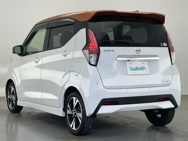日産 デイズ ハイウェイスターG ターボ 愛知県 2019(令1)年 1.8万km プレミアムサンシャインオレンジメタリック/シルキーホワイト 純正９型ナビ　フルセグＴＶ　Ｂｌｕｅｔｏｏｔｈ　全方位カメラ　プロパイロット　前後ドラレコ　ツートンカラー　エマージェンシーブレーキ　衝突軽減　追従クルコン　ハンドル支援　ＬＥＤオートライト　禁煙車