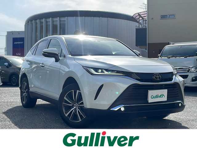 トヨタ ハリアー G 大阪府 2020(令2)年 4.8万km ホワイトパールクリスタルシャイン 純正SDナビ/・AM/FM/Bluetooth/・フルセグテレビ/バックカメラ/ビルトインETC2.0/ドライブレコーダー/クルーズコントロール/衝突軽減ブレーキ/レーンキープアシスト/横滑り防止装置/電動パーキングブレーキ/コーナーセンサー/パワーシート（D席）/LEDヘッドライト/オートマチックハイビーム/オートライト/オートエアコン/プッシュスタートボタン/スマートキー×2/ステアリングリモコン/純正18インチアルミホイール/12V充電器/USBジャック/純正フロアマット/保証書/取扱説明書
