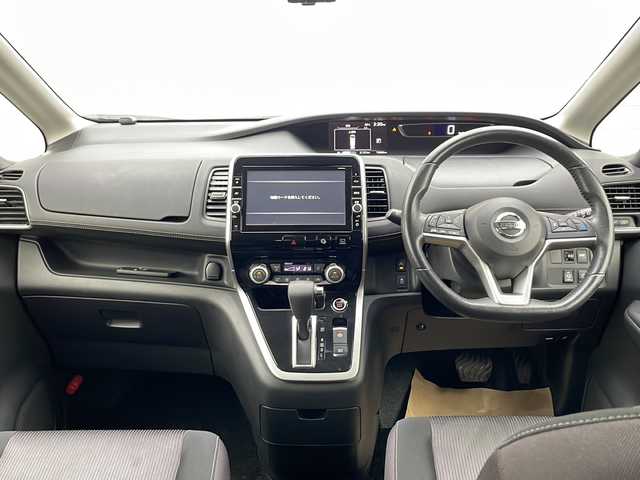 日産 セレナ ハイウェイスター 茨城県 2016(平28)年 8万km ダイヤモンドブラック エマージェンシーブレーキ/プロパイロット /純正フリップダウンモニター/純正ナビ/　　CD/DVD/BD/BT/フルセグ/アラウンドビューモニター/両側パワースライドドア /インテリジェントクルーズコントロール/社外LEDライト/オートライト/純正16インチアルミホイール/電子パーキングブレーキ/ブレーキホールド/インテリジェントルームミラー/アイドリングストップ/クリアランスソナー /ヘッドライトレベライザー/スマートキー/ETC
