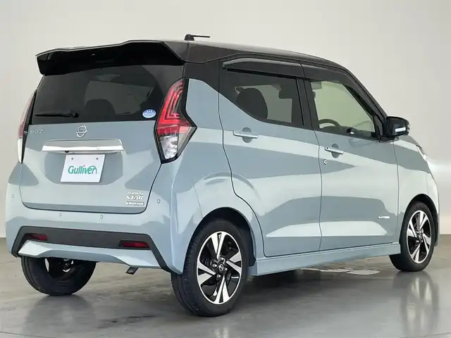 日産 デイズ ハイウェイスターG ターボ 愛知県 2019(令1)年 2.3万km アッシュブラウン/ソーダブルー 純正９型ナビ　フルセグＴＶ　Ｂｌｕｅｔｏｏｔｈ　全方位カメラ　ツートンカラー　エマージェンシーブレーキ　衝突軽減　車線逸脱　誤発進抑制　ＬＥＤオートライト　ＥＴＣ２．０　前後ドラレコ　フォグ　禁煙車