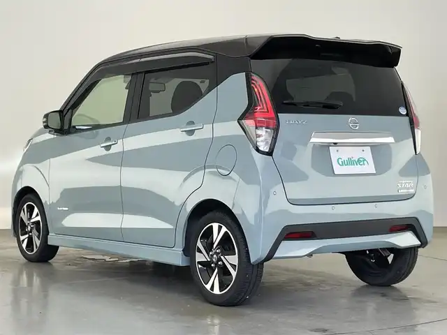 日産 デイズ ハイウェイスターG ターボ 愛知県 2019(令1)年 2.3万km アッシュブラウン/ソーダブルー 純正９型ナビ　フルセグＴＶ　Ｂｌｕｅｔｏｏｔｈ　全方位カメラ　ツートンカラー　エマージェンシーブレーキ　衝突軽減　車線逸脱　誤発進抑制　ＬＥＤオートライト　ＥＴＣ２．０　前後ドラレコ　フォグ　禁煙車