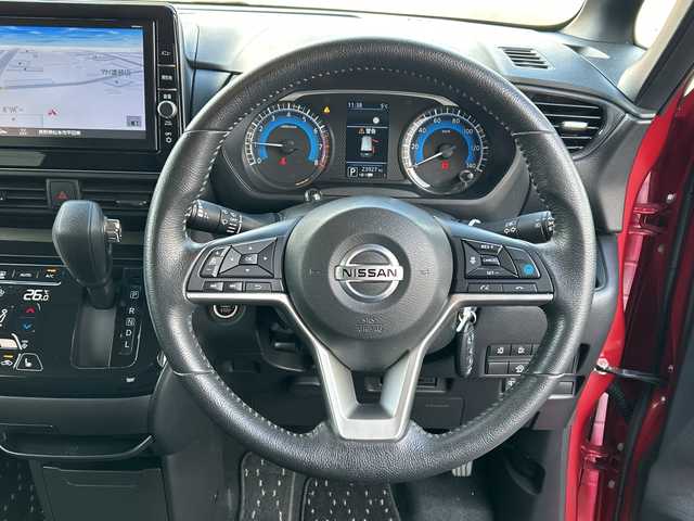 日産 ルークス HWS Gターボ プロパイロットED 長野県 2021(令3)年 2.4万km スパークリングレッドM ・純正9インチSDナビナビゲーション/CD DVD フルセグTV Bluetooth/・全方位カメラ/・ETC/・ワンオーナー/・プロパイロット/・レーンキープアシスト/・ハイビームアシスト/・両側パワースライドドア/・アイドリングストップ/・横滑り防止装置/・コーナーセンサー/・ドライブレコーダー/・純正15インチアルミホイール/・シートヒーター(D/N)/・ウィンカーミラー/・電動格納ミラー/・スマートキー/・エンジンプッシュスタート/・フロアマット/・ドアバイザー