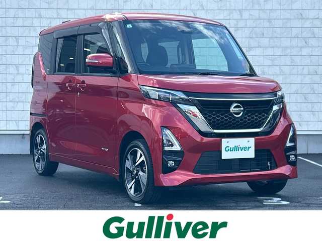 日産 ルークス HWS Gターボ プロパイロットED 長野県 2021(令3)年 2.4万km スパークリングレッドM ・純正9インチSDナビナビゲーション/CD DVD フルセグTV Bluetooth/・全方位カメラ/・ETC/・ワンオーナー/・プロパイロット/・レーンキープアシスト/・ハイビームアシスト/・両側パワースライドドア/・アイドリングストップ/・横滑り防止装置/・コーナーセンサー/・ドライブレコーダー/・純正15インチアルミホイール/・シートヒーター(D/N)/・ウィンカーミラー/・電動格納ミラー/・スマートキー/・エンジンプッシュスタート/・フロアマット/・ドアバイザー