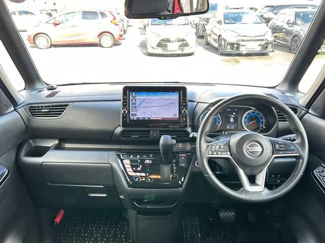 日産 ルークス HWS Gターボ プロパイロットED 長野県 2021(令3)年 2.4万km スパークリングレッドM ・純正9インチSDナビナビゲーション/CD DVD フルセグTV Bluetooth/・全方位カメラ/・ETC/・ワンオーナー/・プロパイロット/・レーンキープアシスト/・ハイビームアシスト/・両側パワースライドドア/・アイドリングストップ/・横滑り防止装置/・コーナーセンサー/・ドライブレコーダー/・純正15インチアルミホイール/・シートヒーター(D/N)/・ウィンカーミラー/・電動格納ミラー/・スマートキー/・エンジンプッシュスタート/・フロアマット/・ドアバイザー