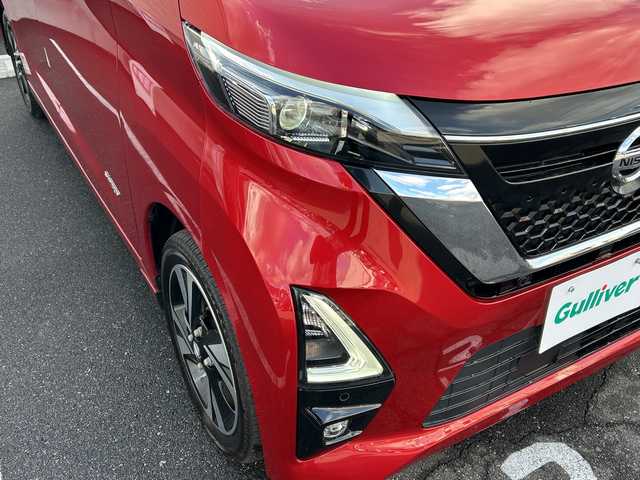 日産 ルークス HWS Gターボ プロパイロットED 長野県 2021(令3)年 2.4万km スパークリングレッドM ・純正9インチSDナビナビゲーション/CD DVD フルセグTV Bluetooth/・全方位カメラ/・ETC/・ワンオーナー/・プロパイロット/・レーンキープアシスト/・ハイビームアシスト/・両側パワースライドドア/・アイドリングストップ/・横滑り防止装置/・コーナーセンサー/・ドライブレコーダー/・純正15インチアルミホイール/・シートヒーター(D/N)/・ウィンカーミラー/・電動格納ミラー/・スマートキー/・エンジンプッシュスタート/・フロアマット/・ドアバイザー