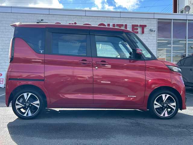 日産 ルークス HWS Gターボ プロパイロットED 長野県 2021(令3)年 2.4万km スパークリングレッドM ・純正9インチSDナビナビゲーション/CD DVD フルセグTV Bluetooth/・全方位カメラ/・ETC/・ワンオーナー/・プロパイロット/・レーンキープアシスト/・ハイビームアシスト/・両側パワースライドドア/・アイドリングストップ/・横滑り防止装置/・コーナーセンサー/・ドライブレコーダー/・純正15インチアルミホイール/・シートヒーター(D/N)/・ウィンカーミラー/・電動格納ミラー/・スマートキー/・エンジンプッシュスタート/・フロアマット/・ドアバイザー