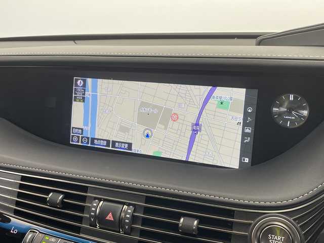 レクサス ＬＳ 500 Iパッケージ 愛知県 2018(平30)年 2.9万km ソニッククォーツ 純正12.3型ナビ/三眼LEDヘッドライト/サンルーフ/全方位カメラ/レーダークルーズコントロール/シートヒーター/エアシート/バックカメラ/パワーシート/ヘッドアップディスプレイ/コーナーセンサー/純正アルミホイール/ETC2.0/ブラインドスポットモニター/パドルシフト/オートマチックハイビーム/衝突軽減システム/フルセグ/CD DVD/Bluetooth/ステアリングスイッチ/スマートキー/プッシュスタート