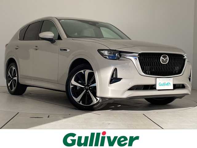 マツダ ＣＸ－６０ XD HV エクスクルーシブモダン 愛知県 2023(令5)年 1.8万km プラチナクォーツメタリック アクティブセンス　/ＢＯＳＥサウンド　/純正１２．３インチＤＡナビ　/全方位カメラ　/白革/レーダークルコン　/シートヒーター　/エアシート　/電動リヤゲート　/パワーシート　/ＨＵＤ　/コーナーセンサー　/４ＷＤ　/純正ＡＷ　/ＢＳＭ/LEDヘッド　/ステアリングヒーター　/オートマチックハイビーム/前後ドラレコ/ステアリングスイッチ　/スマートキー/プッシュスタート