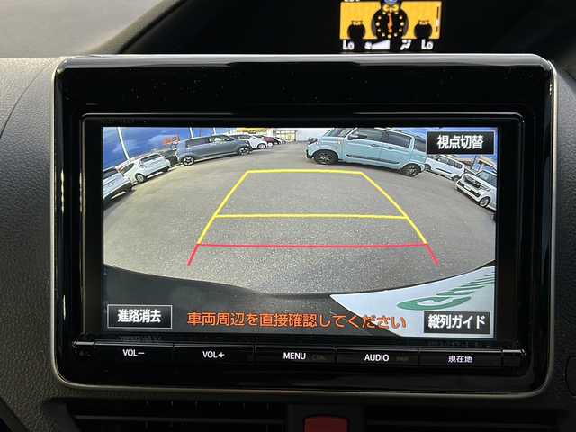 トヨタ ノア Si GRスポーツ 山口県 2018(平30)年 8.4万km ブラッキッシュアゲハガラスフレーク ワンオーナー　/セーフティセンス　/衝突被害軽減ブレーキ/車線逸脱警報/レーダークルーズコントロール/オートマチックハイビーム/標識認識機能/先行車発進お知らせ機能/両側パワースライドドア　/バックカメラ　/デジタルインナーミラー　/純正９インチナビ　/AM/FM/CD/DVD/Bluetooth/フルセグTV　/ＬＥＤヘッド＆フォグライト　/純正フロアマット　　/ドラレコ　/ＥＴＣ