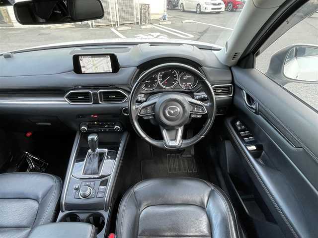 マツダ ＣＸ－５ XD Lパッケージ 群馬県 2018(平30)年 7.6万km スノーフレイクホワイトパールマイカ ワンオーナー/スマートブレーキサポート（SBS）/レーンアシストシステム（LAS）/トラクションコントロールシステム（TCS）/レーダークルーズコントロール/ヘッドアップディスプレイ/BOSEサウンド/純正SDナビ/（フルセグTV/DVD/CD/Bluetooth/USB）/360°カメラ/前後コーナーセンサー/純正ドライブレコーダー/ETC2.0/レザーシート/全席シートヒーター/ステアリングヒーター/運転席シートメモリー/前席パワーシート/パワーバックドア/電動パーキングブレーキ/オートホールド/LEDヘッドライト/フォグランプ/スマートキー2本/純正19インチアルミ