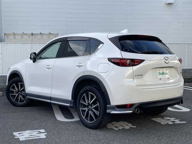 マツダ ＣＸ－５ XD Lパッケージ 群馬県 2018(平30)年 7.6万km スノーフレイクホワイトパールマイカ ワンオーナー/スマートブレーキサポート（SBS）/レーンアシストシステム（LAS）/トラクションコントロールシステム（TCS）/レーダークルーズコントロール/ヘッドアップディスプレイ/BOSEサウンド/純正SDナビ/（フルセグTV/DVD/CD/Bluetooth/USB）/360°カメラ/前後コーナーセンサー/純正ドライブレコーダー/ETC2.0/レザーシート/全席シートヒーター/ステアリングヒーター/運転席シートメモリー/前席パワーシート/パワーバックドア/電動パーキングブレーキ/オートホールド/LEDヘッドライト/フォグランプ/スマートキー2本/純正19インチアルミ