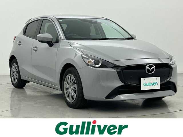 マツダ マツダ２ 15C 熊本県 2025(令7)年 0.8万km グレー 禁煙車　/ワンオーナー　/純正ナビ（ＢＴ・ＳＤ・ＵＳＢ）/純正前後ドライブレコーダー　/ＥＴＣ　/前後クリアランスソナー　/衝突軽減ブレーキ　/レーンキープアシスト　/横滑り防止　/ブラインドスポットモニター/オートライト/LEDヘッドライト/スマートキー/プッシュスタート/保証書/取扱説明書